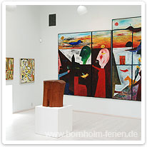 Moderne Kunst in Bornholms Kunstmuseum kunstmuseum, bornholm