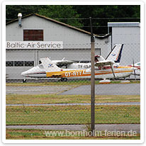 Rundfug über Bornholm - mit den Flugzeugen von Baltic Air Service baltic air service, flugzeug, bornholm