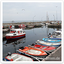 Der kleine Hafen von Årsdale aarsdale, hafen, bornholm