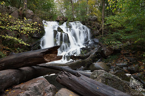 Der Wasserfall im Døndalen, Bornholm