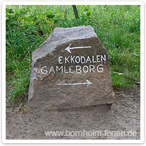 Wegweiser zum Ekkodalen Wegweiser zum Ekkodalen