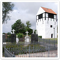 Der Friedhof von Nylars friedhof, nylars, bornholm