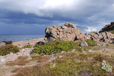 Granitformationen, Hammerknuden, Insel Bornholm, Daenemark