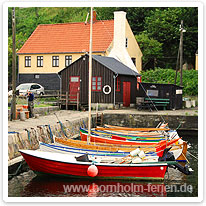 Der Hafen von Helligpeder hafen, helligpeder, bornholm