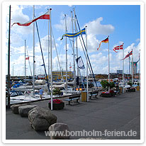 Am Hafen von Nexø hafen, bornholm, nexoe