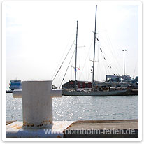 Große Segelyacht im Hafen von Rønne hafen, segelyacht, roenne, bornholm