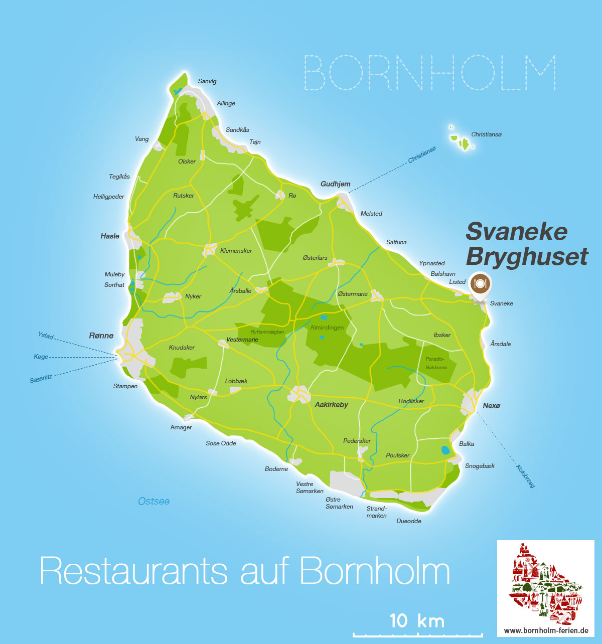 Svaneke Bryghuset Bier Brauerei Restaurant In Svaneke Insel