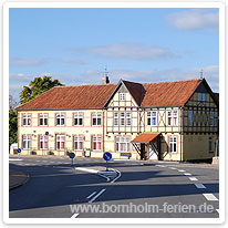 Im Zentrum von Klemensker haus, klemensker, bornholm