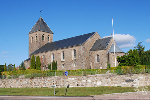 Kirche, Klemensker, Insel Bornholm, Daenemark