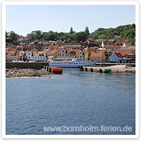 Der Hafen von Gudhjem bornholm, hafen, gudhjem