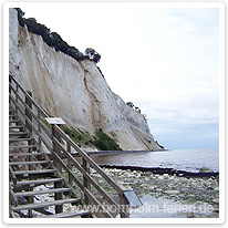 Kreideklippen auf Mön: Møns Klint insel moen, daenemark
