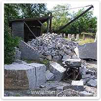 Museums-Steinbruch Moseløkken museum, steinbruch, bornholm