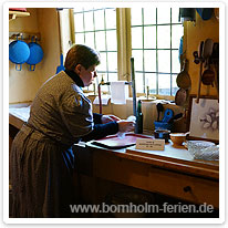 Anschaulich wird das Leben in dieser Zeit gezeigt museum, hof, erichsens gaard, bornholm