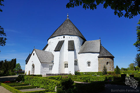 Rundkirche, Insel Bornholm, Daenemark
