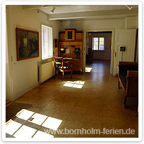 Der Innenbereich des Museums oluf hoest, museum, gudhjem, bornholm