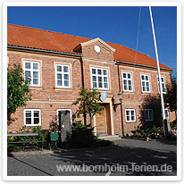 Das Rathaus von Hasle rathaus, bornholm, hasle