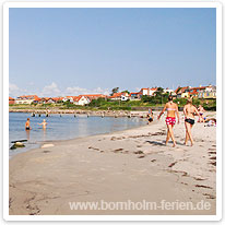 Strand Rønne Nørrekås rubinsee, bornholm