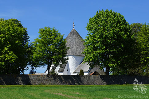 Kirche, Rundkirche, Oesterlars, Insel Bornholm, Daenemark
