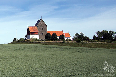 Rutskirke, Ruts Kirche, Rutsker, Insel Bornholm, Daenemark