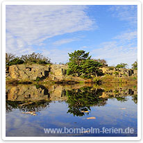 Süßwassersee auf Bornholm see, bornholm