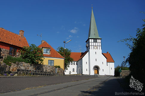 Sct. Nicolai Kirke, Nikolaikirche, Kirche, Roenne, Insel Bornholm, Daenemark