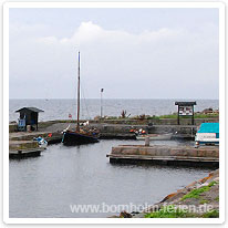 Der kleine Hafen von Teglkaas hafen, teglkaas, bornholm