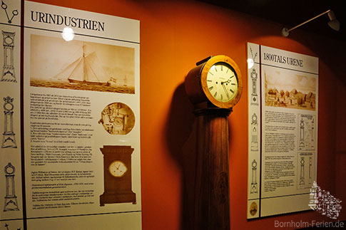 Bornholmer Standuhr, Museum, Roenne, Insel Bornholm, Daenemark