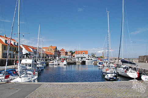 Allinge Hafen, Insel Bornholm, Ostsee, Daenemark