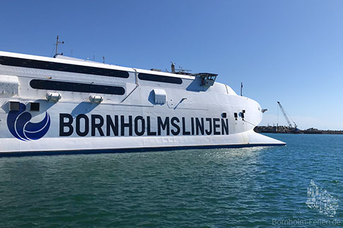 Anreise Insel Bornholm, Faehre, Bornholmslinjen, Daenemark