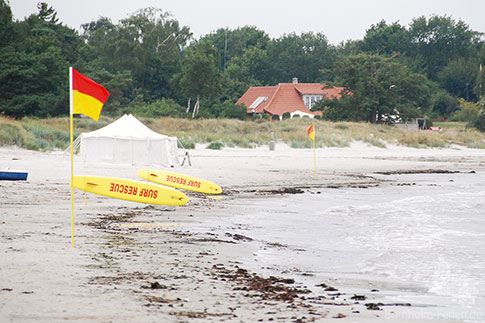 Surf Rescue Strand von Balka, Insel Bornholm, Dänemark