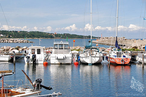 Boote, Hafen, Tejn, Insel Bornholm, Daenemark