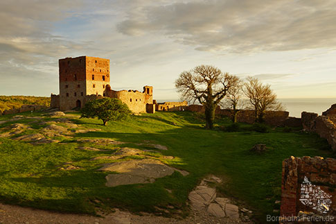 Burgruine Hammershus, Insel Bornholm, Daenemark