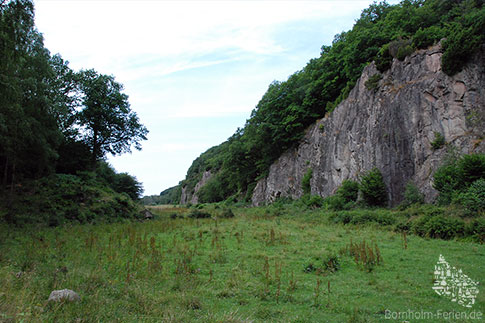 Ekkodalen - Bornholms größtes Spalttal, Dänemark