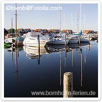 Der Yachthafen von Østerby segelboote, ostsee, daenemark