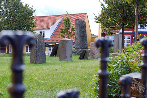 Friedhof, Allinge Kirke, Insel Bornholm, Daenemark