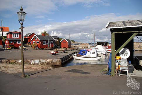 Hafen, Sandvig, Insel Bornholm, Daenemark