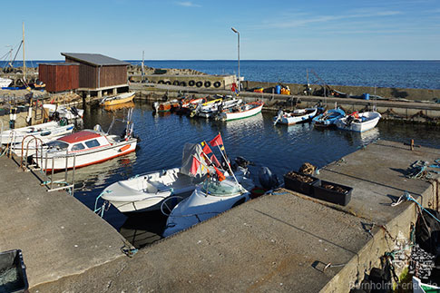 Hafen, Snogebaek, Ostsee, Insel Bornholm, Daenemark