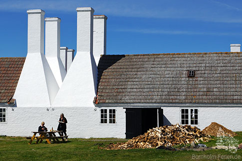 Hasle, Raeucherei, Insel Bornholm, Daenemark