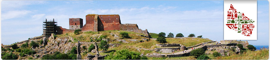 Hammershus Burgruine, Insel Bornholm, Daenemark