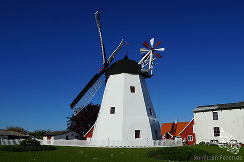 Arsdale Moelle, Hollaender Windmuehle, Insel Bornholm, Daenemark