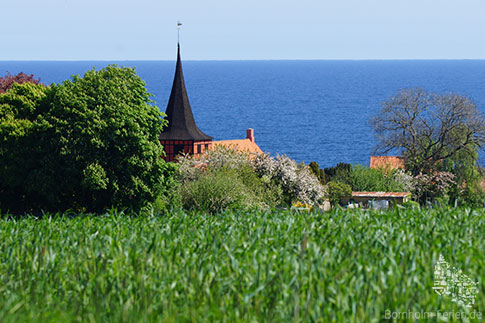 Kirche Svaneke Kirke, Ostsee, Insel Bornholm, Daenemark
