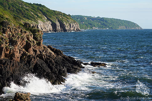 Klippen, Kueste, Insel Bornholm, Daenemark