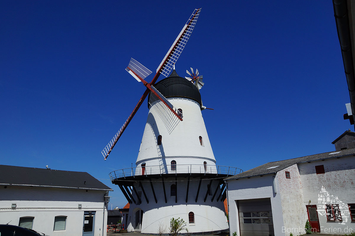 Kullmanns Mølle, Gudhjem - die größte Mühle Dänemarks