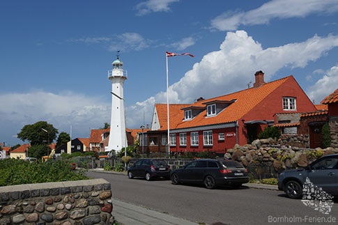 Leuchtturm Roenne, Insel Bornholm, Daenemark