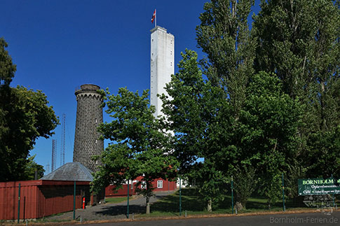 Leuchtturm Dueodde Nord, Insel Bornholm, Daenemark