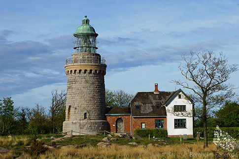 Bornholms groesster Leuchtturm - Hammerfyr auf dem Hammer-Plateau, Insel Bornholm, Daenemark