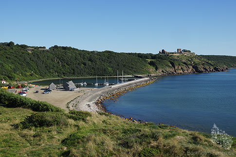 Hammerhavn, Burg Hammershus, Insel Bornholm, Daenemark