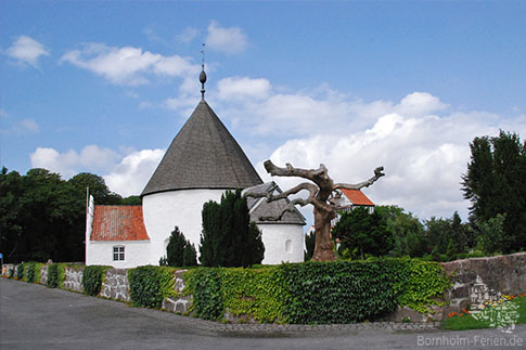 Nyker Rundkirche, Insel Bornholm, Daenemark