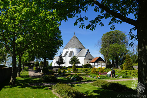 Oesterlars Kirche, Oesterlars, Insel Bornholm, Daenemark