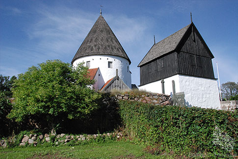 Olsker Rundkirche, Insel Bornholm, Daenemark
